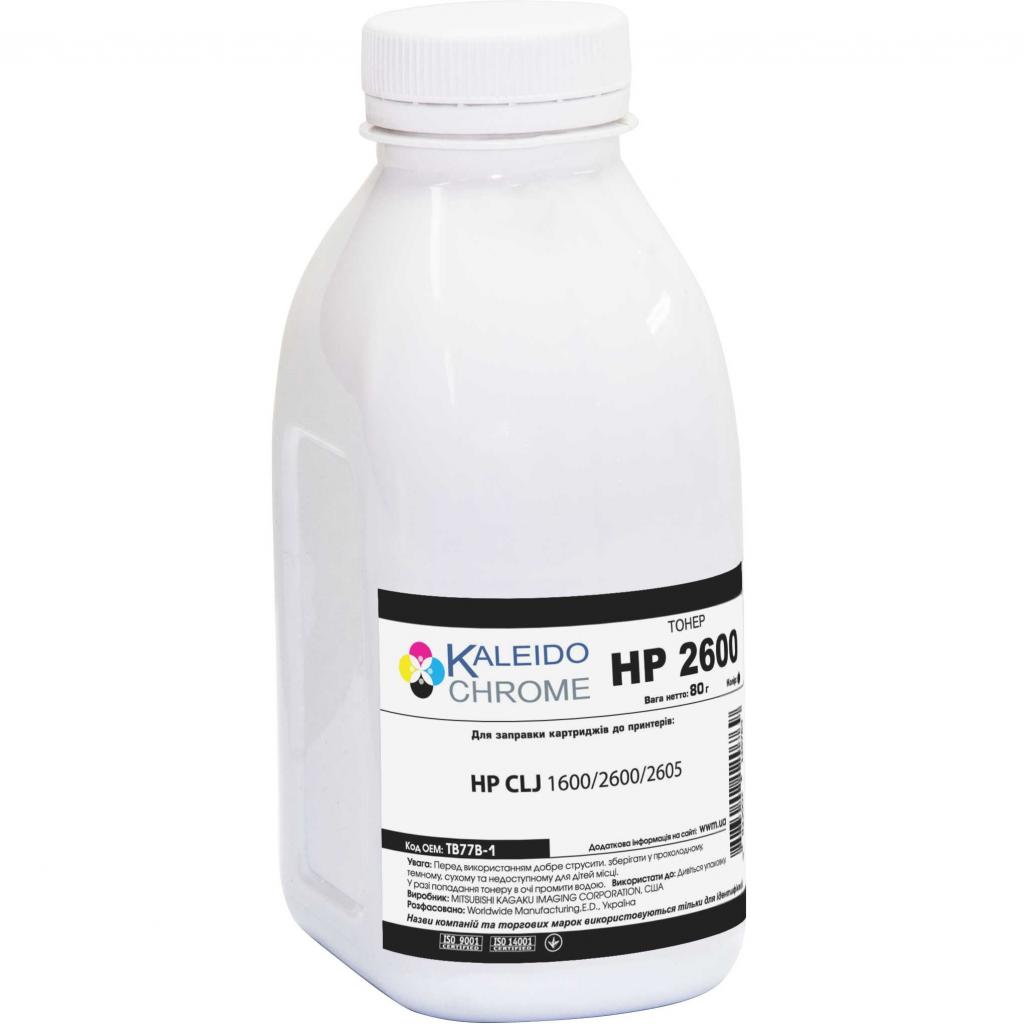 Тонер HP CLJ 1600/2600/2605 , 80г Black Kaleidochrome (TB77B-1) - зображення 1