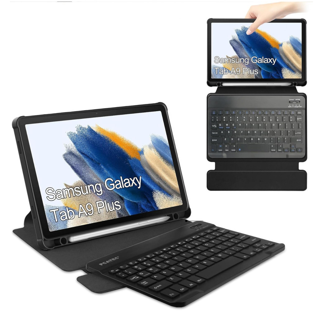 Чохол до планшета BeCover Keyboard 360° Rotatable Samsung Tab A9 Plus SM-X210/SM-X215/SM-X216 11.0" Black (710329) - зображення 5