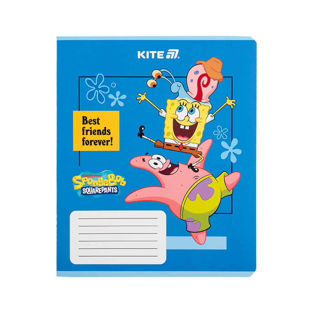 Зошит Kite SpongeBob SquarePants, 12 аркушів, клітинка (SB25-232) - изображение 12