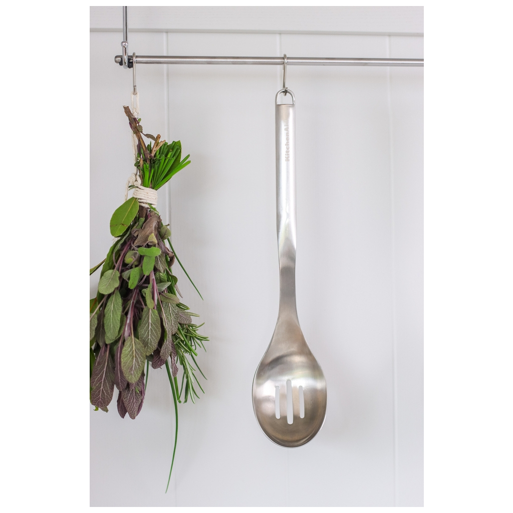 Ложка кухарська KitchenAid Premium з прорізами, 33,8 см (KMG004OHSS) - зображення 4