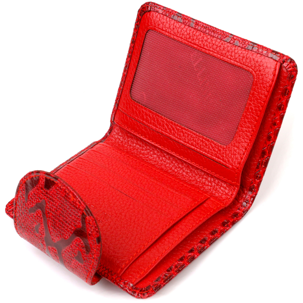 Портмоне Canpellini З натуральної шкіри Червоне (21810) - зображення 6