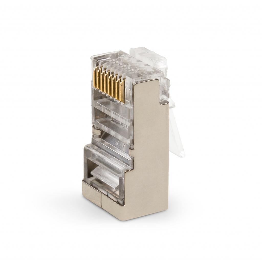 Конектор Vinga RJ-45 FTP 100 шт. (VCPCON8P8CFTP) - picture 2