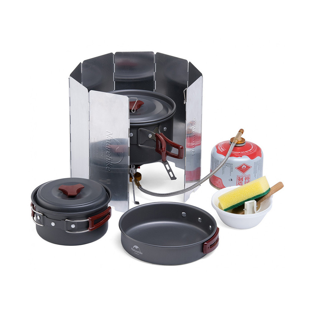 Вітрозахист для пальника Naturehike NH10 NH20CJ008 Steel (6927595749777) - зображення 3