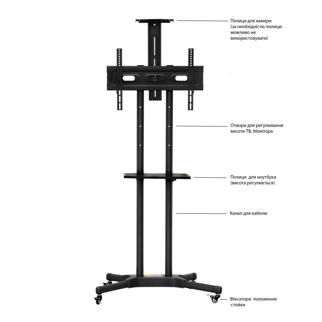Стійка презентаційна Walfix TVS-6004B - зображення 3
