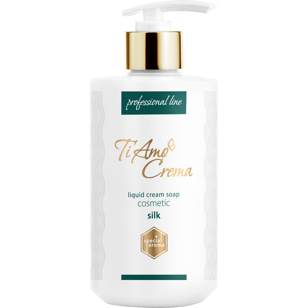 Рідке мило Ti Amo Crema з протеїнами шовку 400 мл (4820195505984) - зображення 1