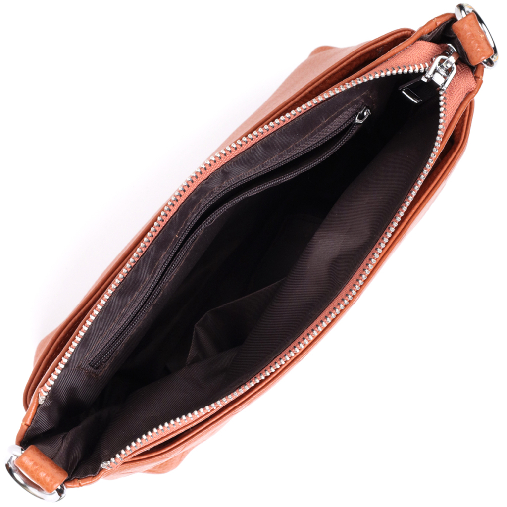 Сумка Vintage З натуральної шкіри Руда (22804) - зображення 8