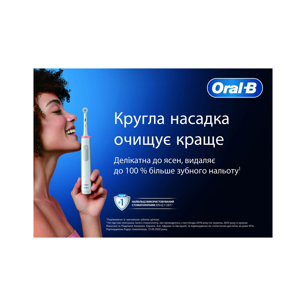 Електрична зубна щітка Oral-B D103.413.3 PRO Black - зображення 4
