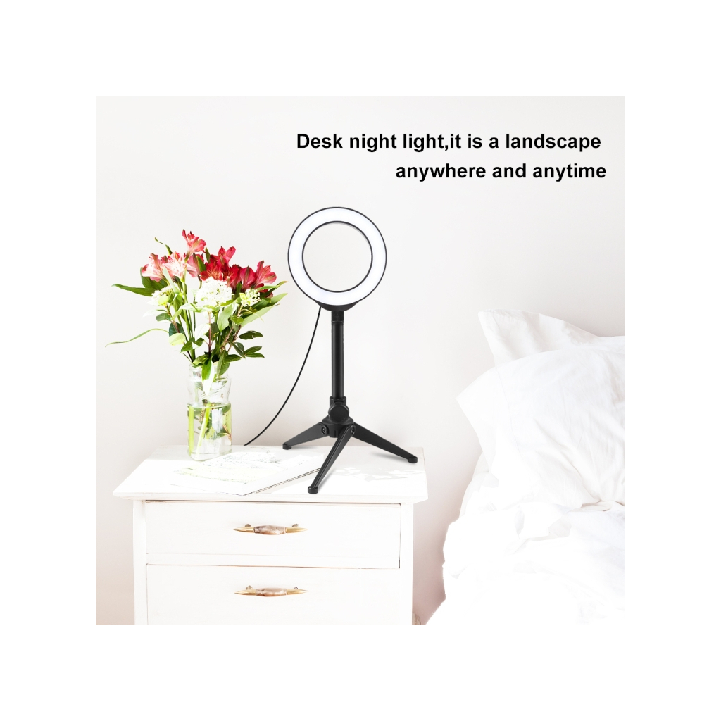 Набір блогера Puluz Ring USB LED lamp PKT3084B 4.7" + table stand (PKT3084B) - изображение 3