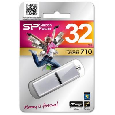 USB флеш накопичувач Silicon Power 32GB LuxMini 710 USB 2.0 (SP032GBUF2710V1S) - зображення 3