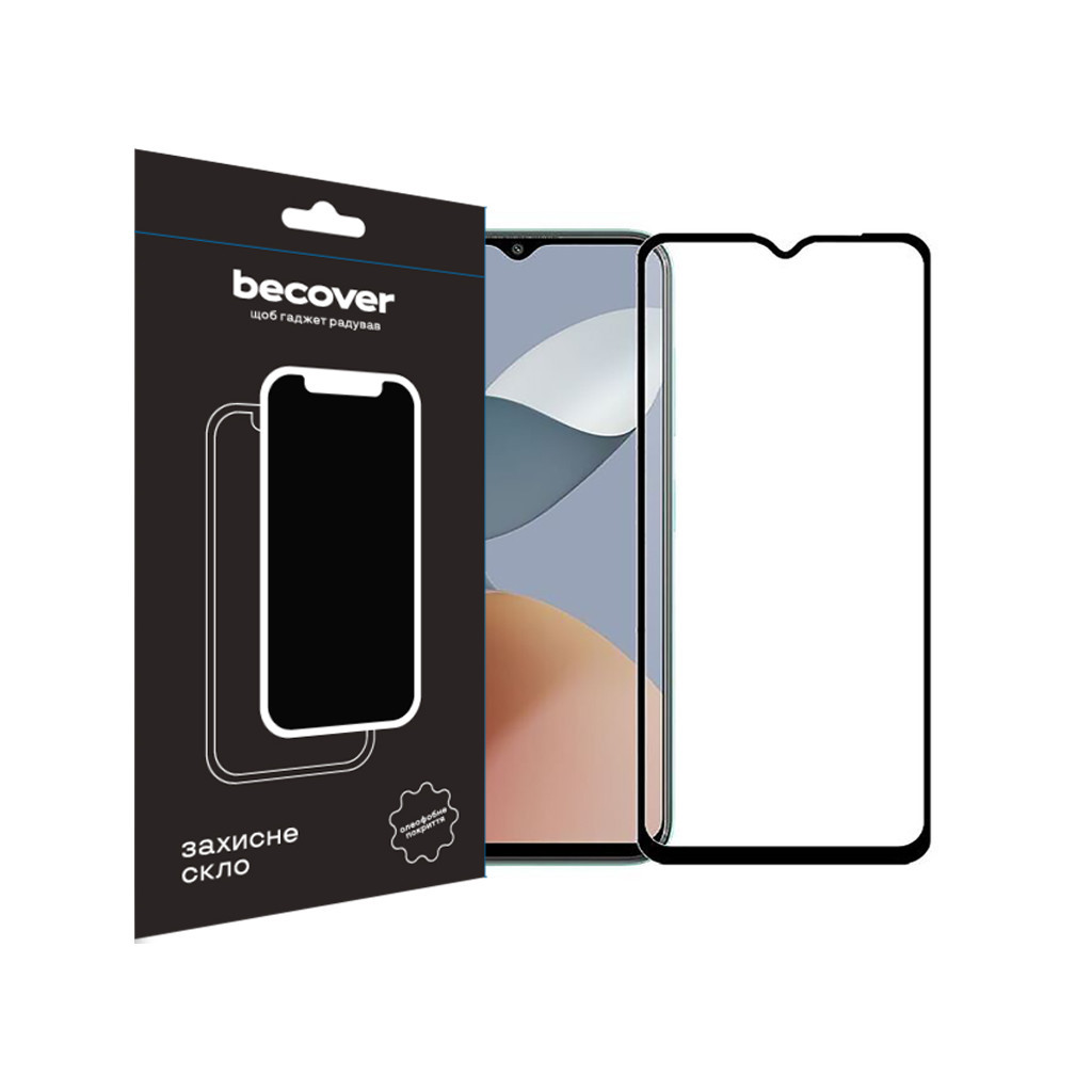 Скло захисне BeCover ZTE Blade A73 Black (710629) - зображення 1
