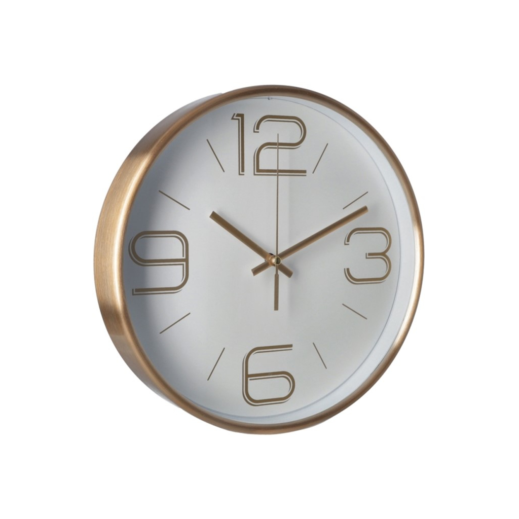 Настінний годинник Optima MASTER металевий, білий (O52089) - зображення 2