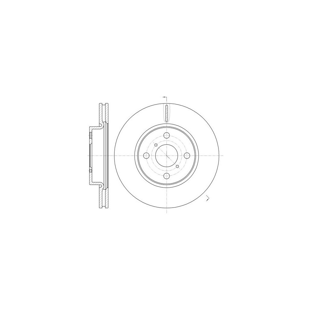 Гальмівний диск REMSA 61169.10 - зображення 1