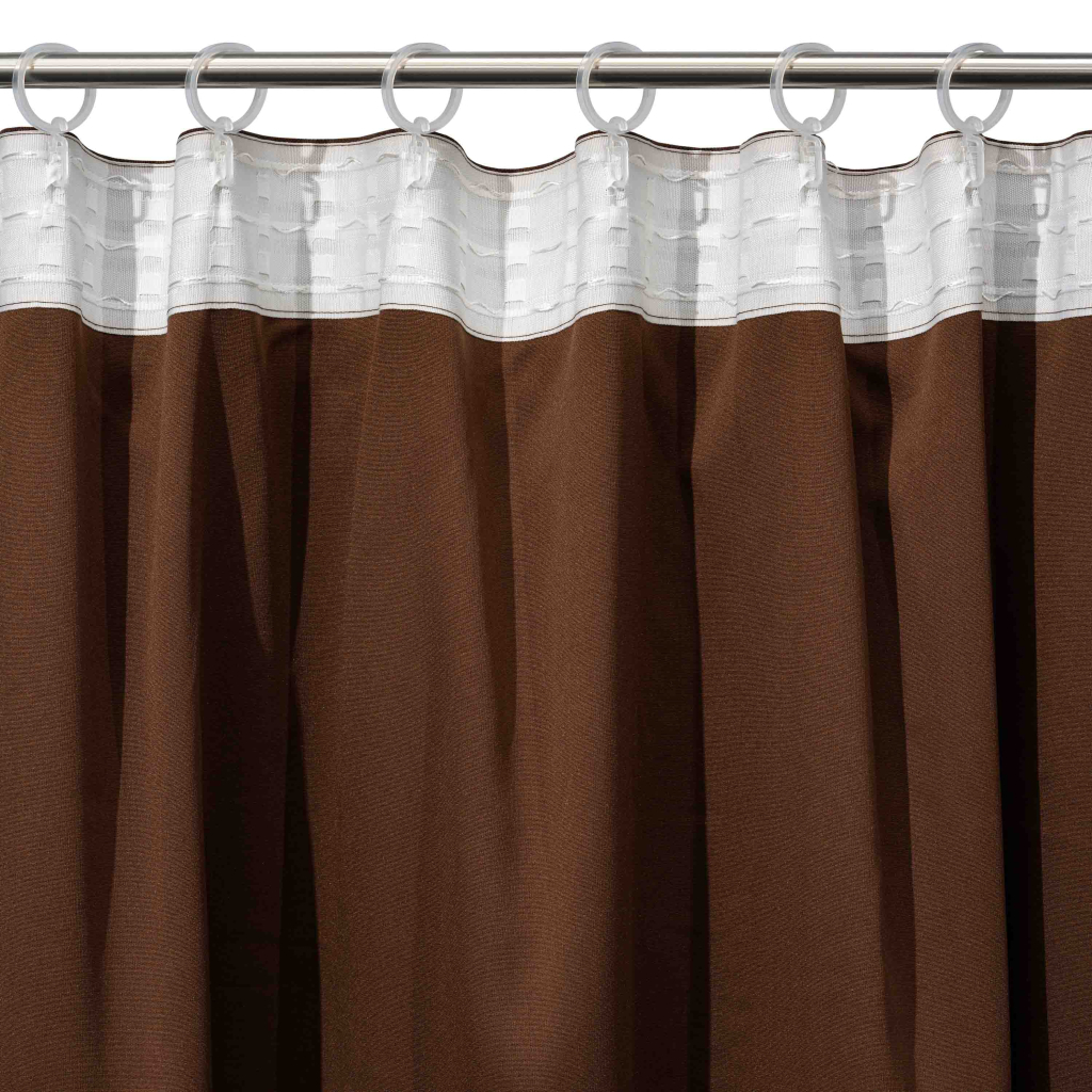 Штора Ardesto мікровелюр 100% поліестер, 150х270 см коричневий (ART1010BR) - изображение 4