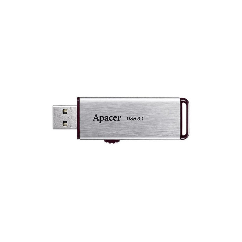 USB флеш накопичувач Apacer 64GB AH35A Silver USB 3.1 Gen1 (AP64GAH35AS-1) - зображення 2