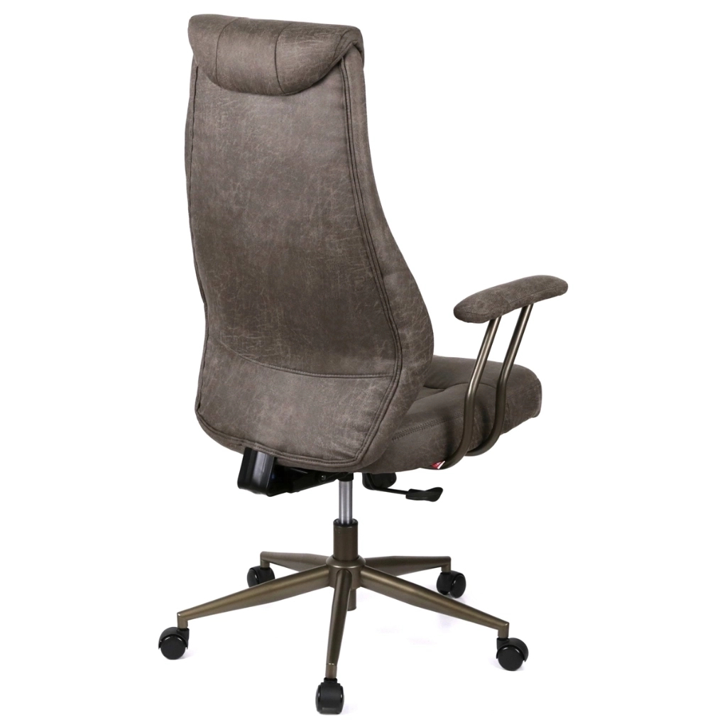 Офісне крісло Аклас Булат R-SR (Штучна замша 02 Dark gray) (00172366) - зображення 4