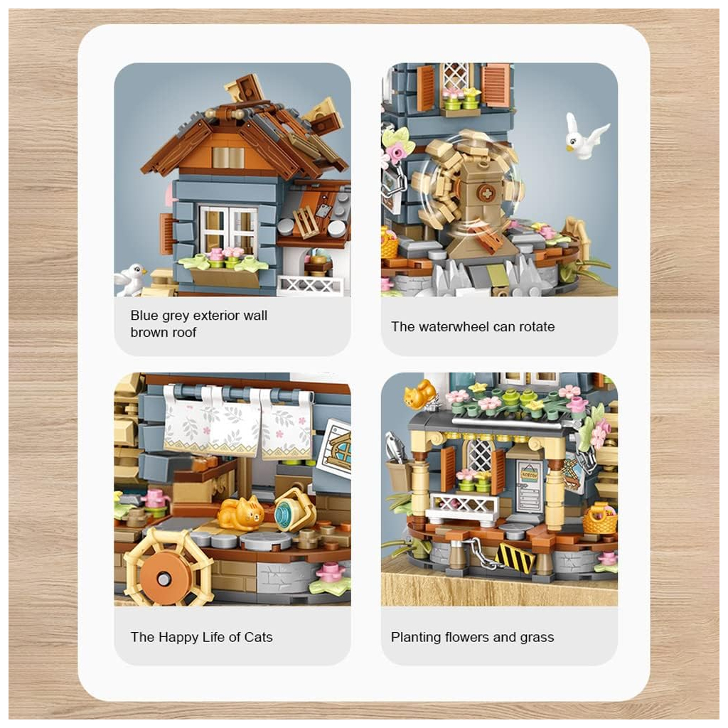 Конструктор LOZ mini Музична скринька з вітряним млином (1239) - зображення 5