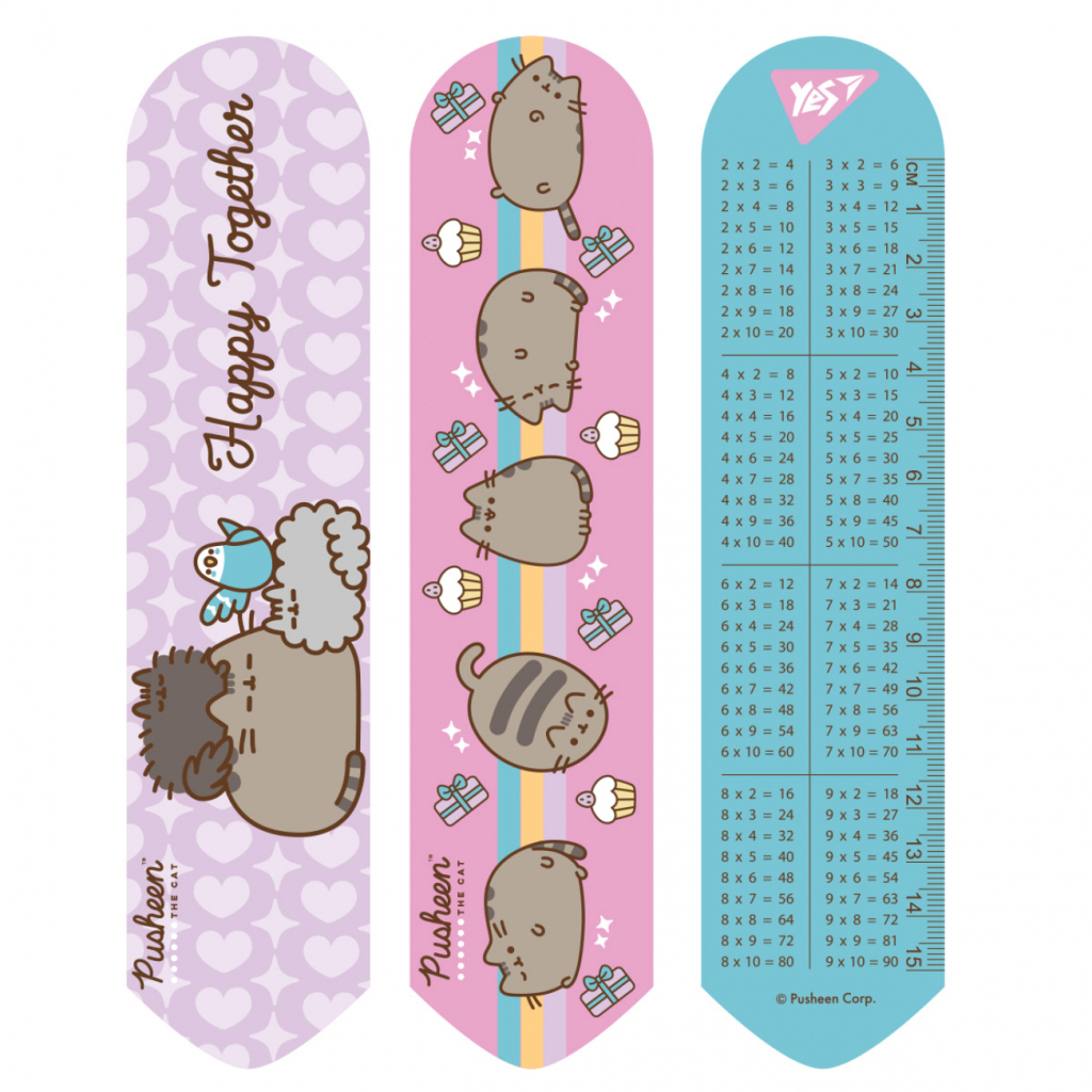 Закладки для книг Yes 2D Pusheen friends (708132) - зображення 1