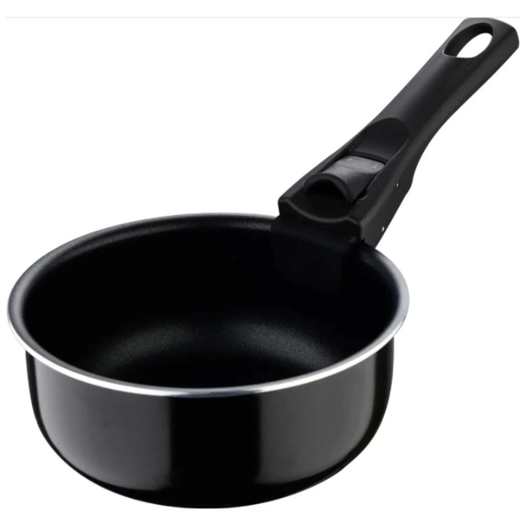 Набір посуду Bergner Click&Cook ковші 16/18/20 см 4 предмета (BG-31608-BK) - зображення 2