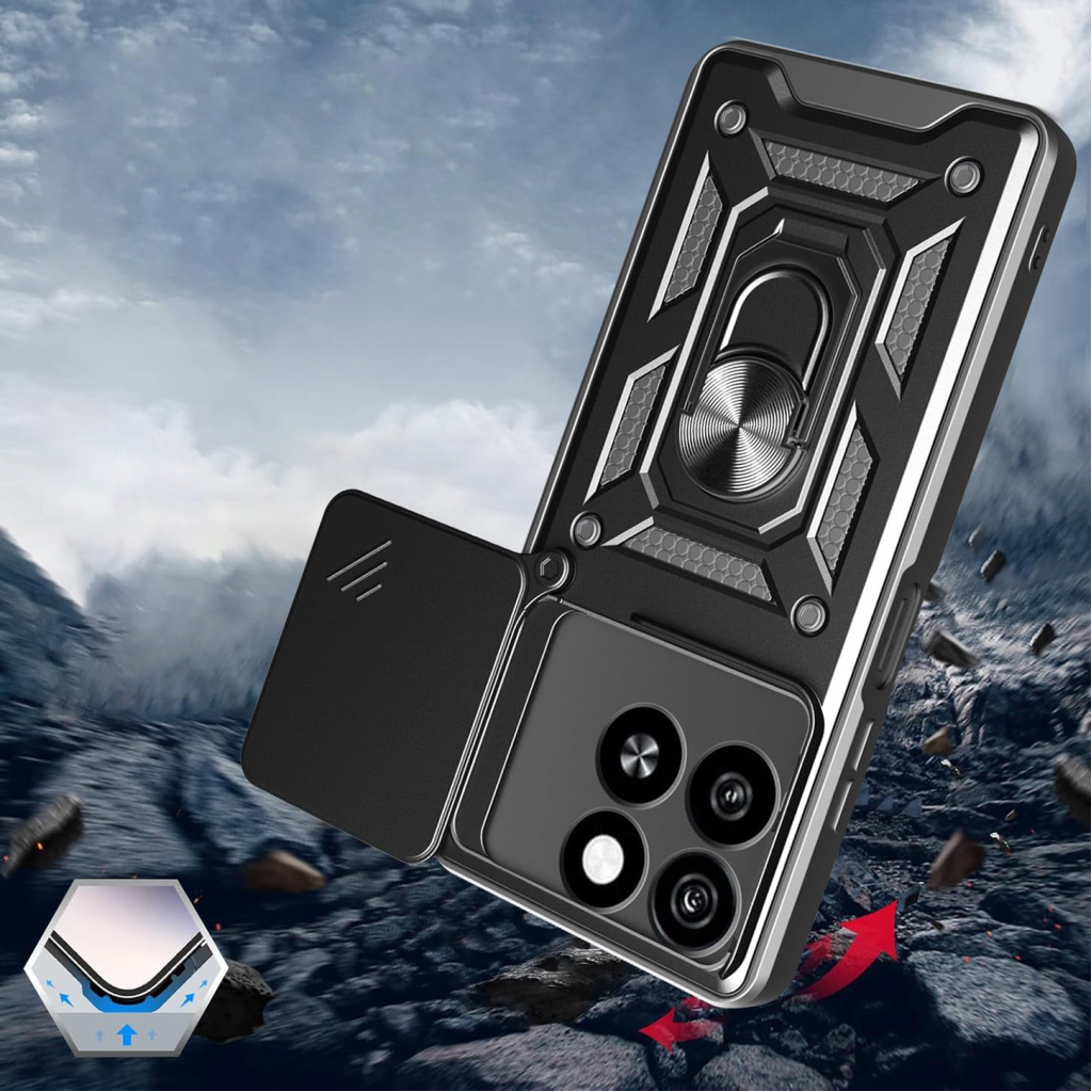 Чохол до мобільного телефона BeCover Military ZTE Blade A55 Black (713550) - зображення 2