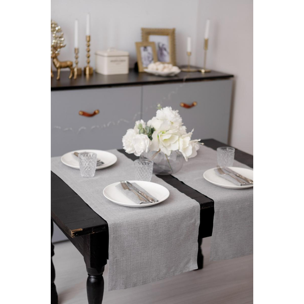 Доріжка на стіл Прованс Перлина Silver 40х140 см (037575) - зображення 5