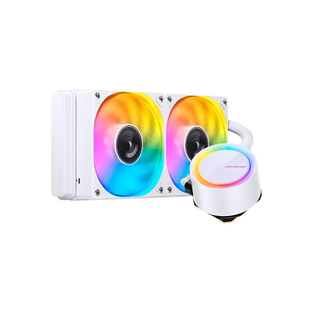 Система рідинного охолодження JONSBO TG-240 White - зображення 1