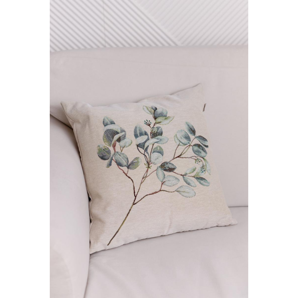 Наволочка Прованс гобеленова декоративна Гілка Евкаліпту 45х45 (035410) - зображення 2