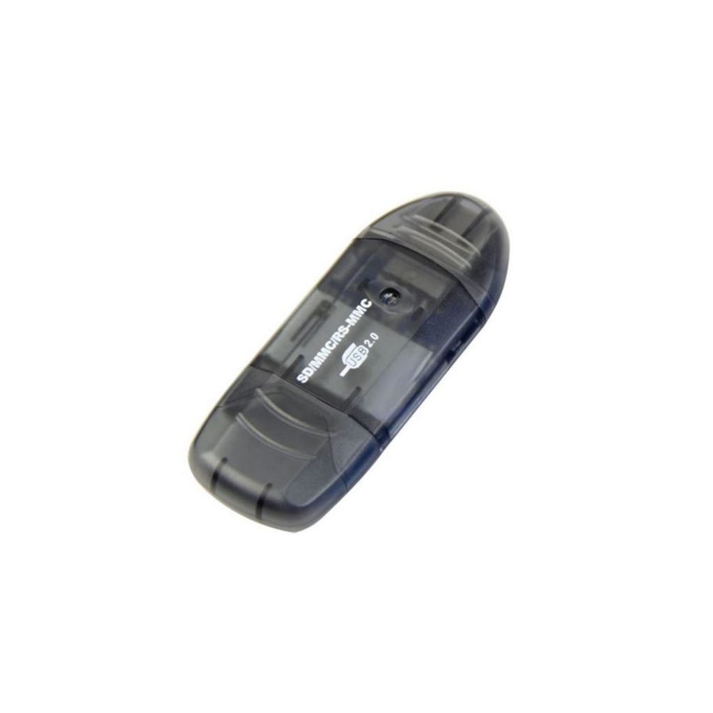 Зчитувач флеш-карт ST-Lab SD/ SDHC/ MMC /RS-MMC (U-371 black) - зображення 1