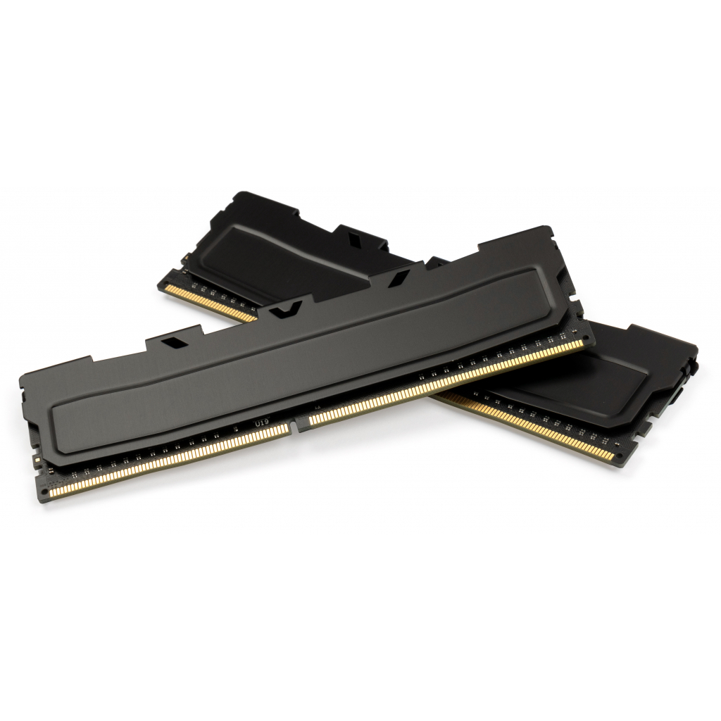 Модуль пам'яті для комп'ютера DDR4 16GB (2x8GB) 3200 MHz Black Kudos eXceleram (EKBLACK4163222AD) - зображення 3