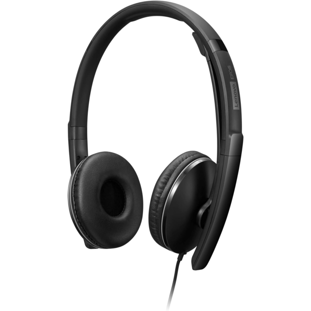 Навушники Lenovo Wired ANC Headset Gen 2 (Teams) Black (4XD1M45627) - зображення 1