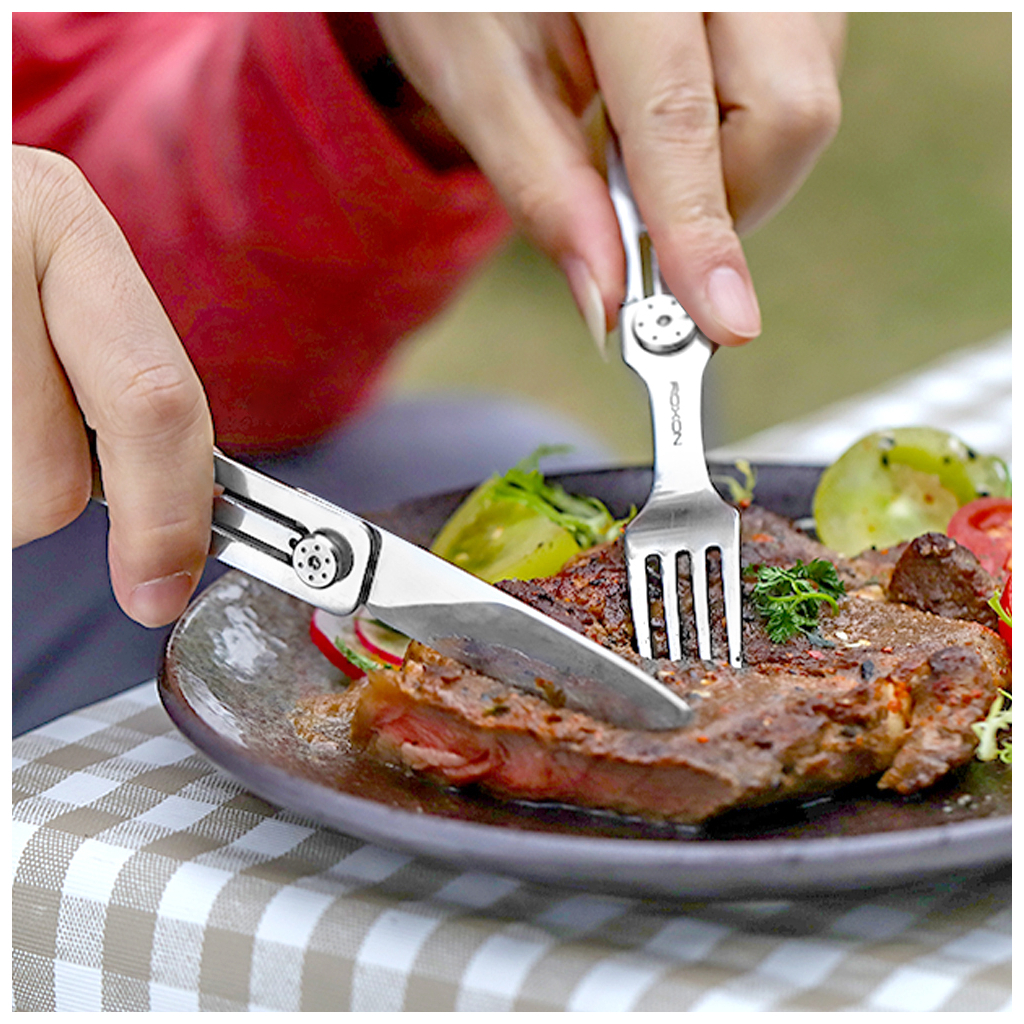 Ложка-виделка туристична Roxon C1S 3 in1 (C1S) - зображення 9