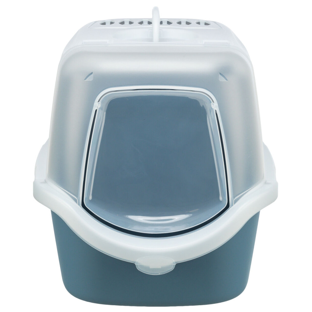 Туалет для котів Trixie Vico з напівпрозорим верхом 40х40х56 см блакитно-білий (4011905403410) - изображение 6