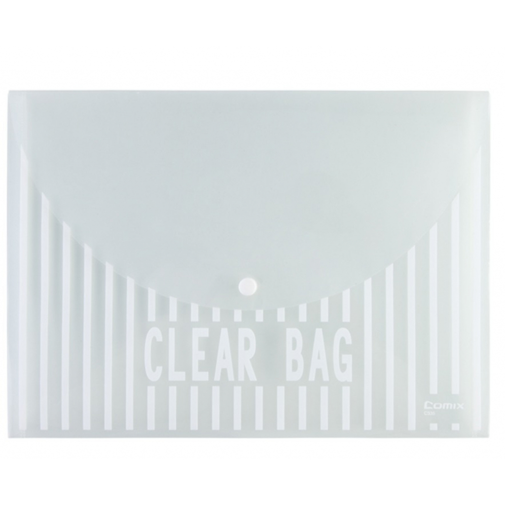 Папка - конверт Comix А4, прозора (FOLD-COM-C335-C) - зображення 1