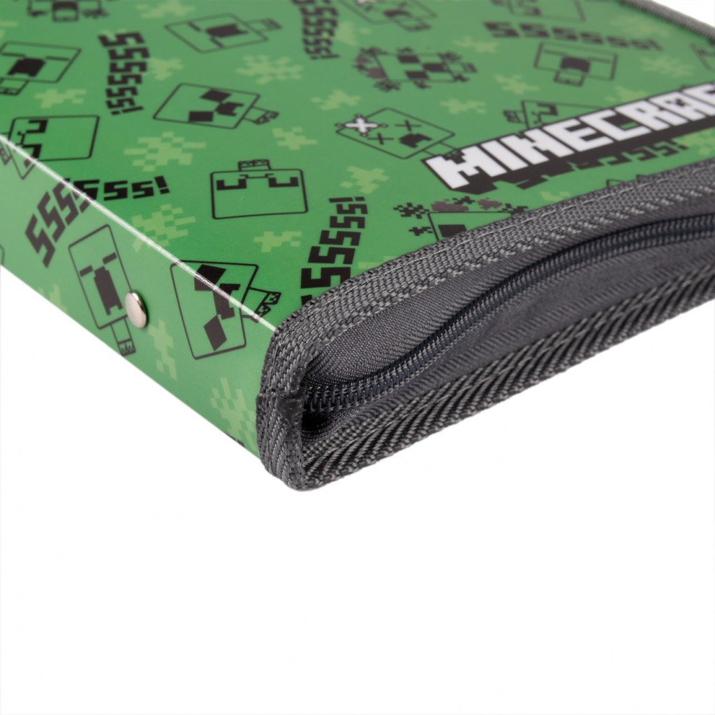 Папка для зошитів Yes пластикова на блискавці Minecraft Creepers В5 (492203) - зображення 2