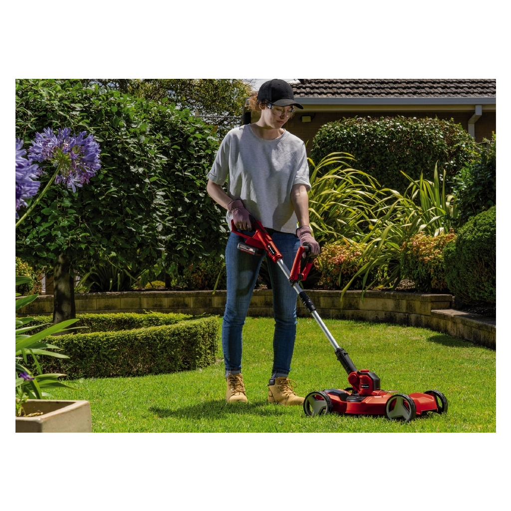 Тример садовий Einhell GE-CT 18/28 Li TC-Solo 18V, 8500об/хв, 28см, ліска та возик, 2.15кг (без АКБ та ЗП) (3411212) - зображення 10