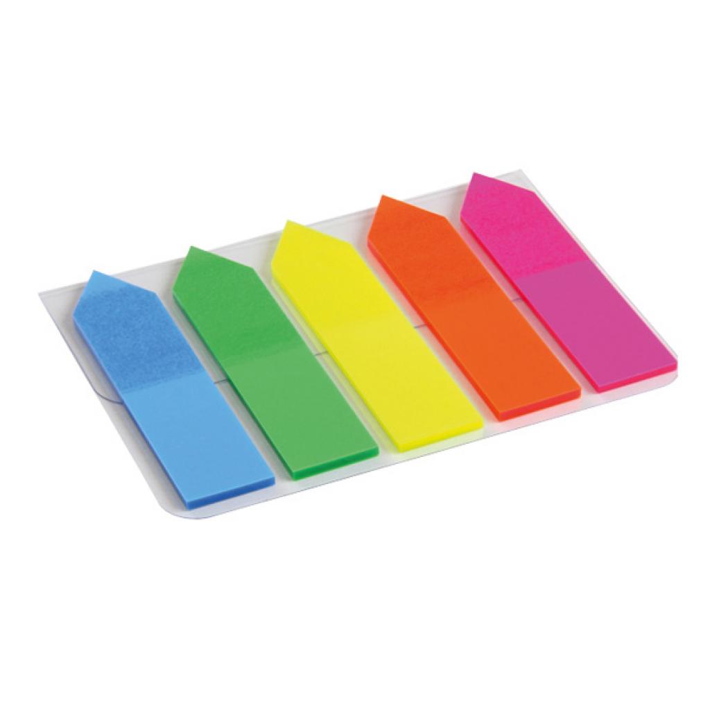Стікер-закладка Axent Plastic bookmarks 5х12х50mm, 125шт, arrows, neon colors mix (2440-02-А) - зображення 1