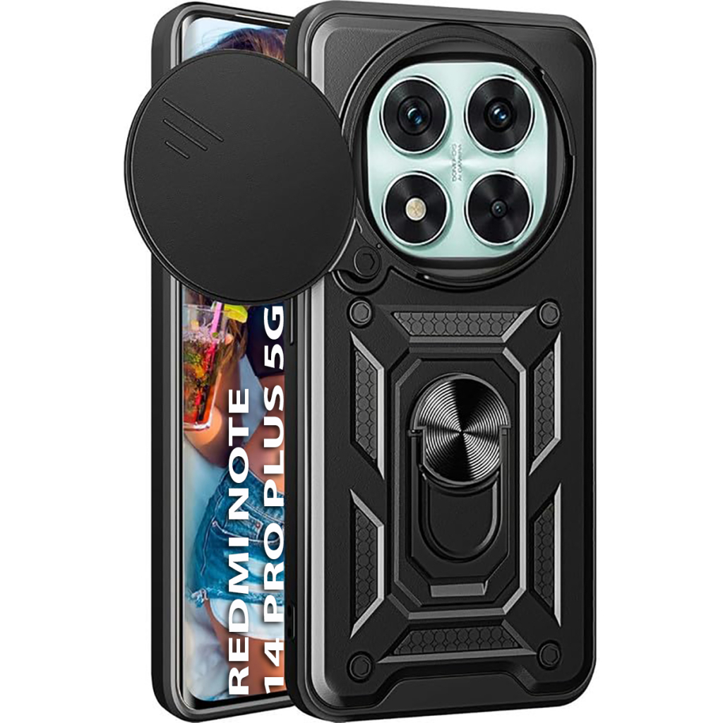 Чохол до мобільного телефона BeCover Military Xiaomi Redmi Note 14 Pro Plus 5G Black (712871) - зображення 1