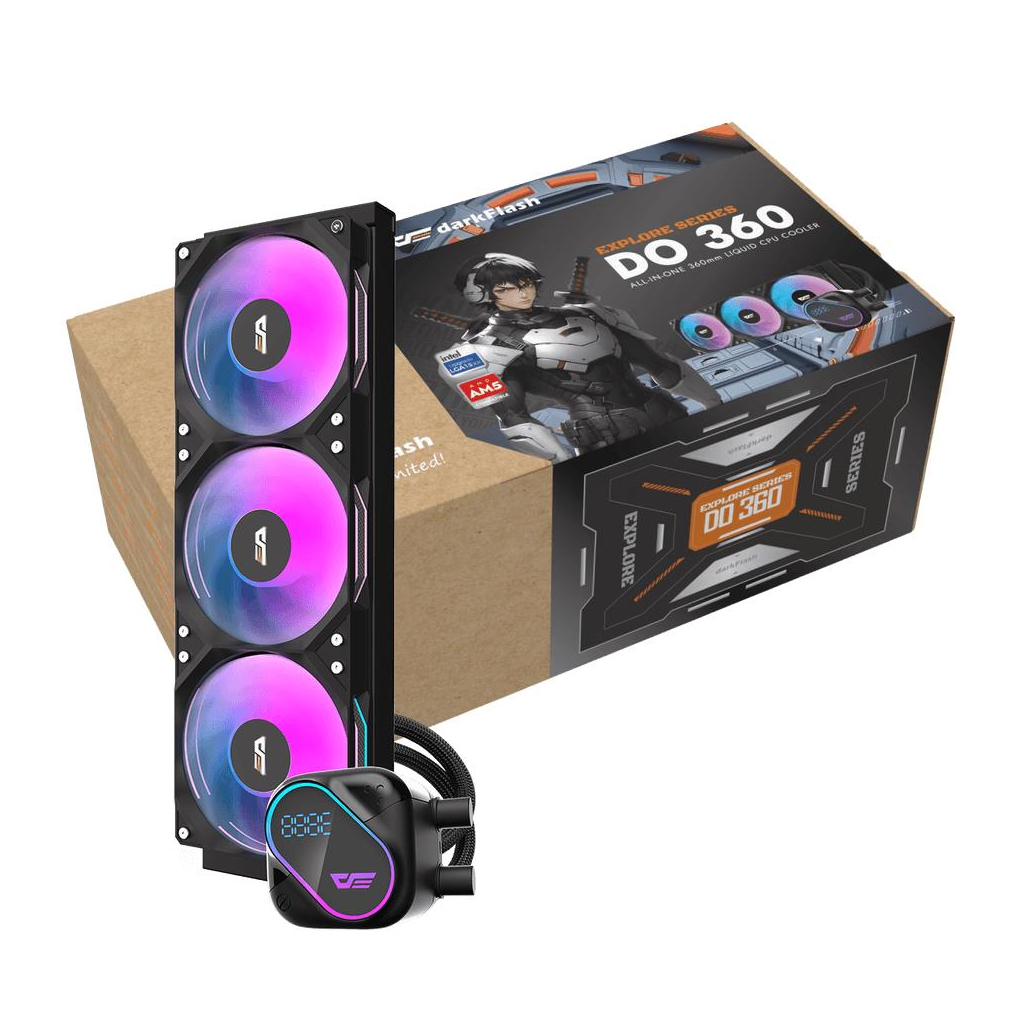 Кулер до процесора DARKFLASH DO360 BLACK - зображення 4