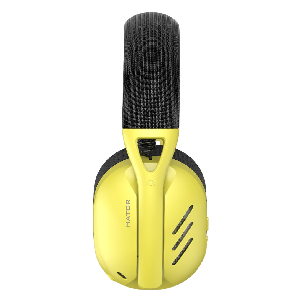 Навушники Hator Hyperpunk 2 Wireless Tri-mode Black/Yellow (HTA-857) - зображення 3