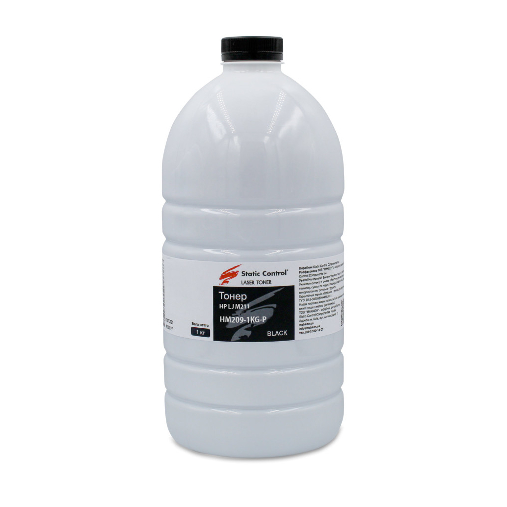 Тонер HP LJ M211 1кг фасовка Static Control (HM209-1KG-P) - изображение 1