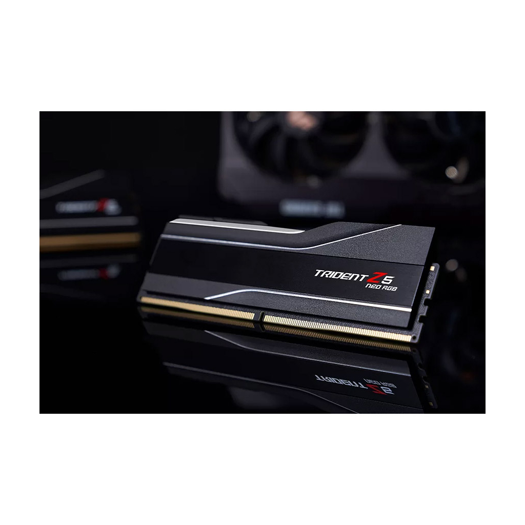 Модуль пам'яті для комп'ютера DDR5 64GB (2x32GB) 6000 MHz Trident Z5 NEO RGB G.Skill (F5-6000J3238G32GX2-TZ5NR) - зображення 5