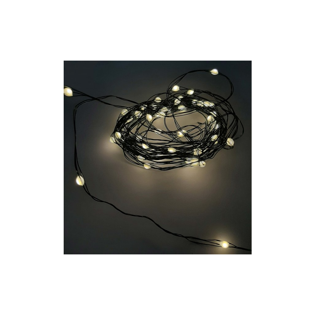 Гірлянда Luca Lighting Струна зелена, 18м, теплий білий (8718861853155) - зображення 4