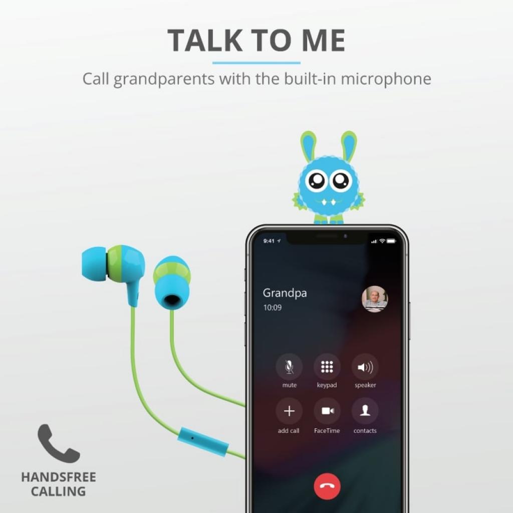 Навушники Trust Buddi Kids Mic Blue (23421) - зображення 3
