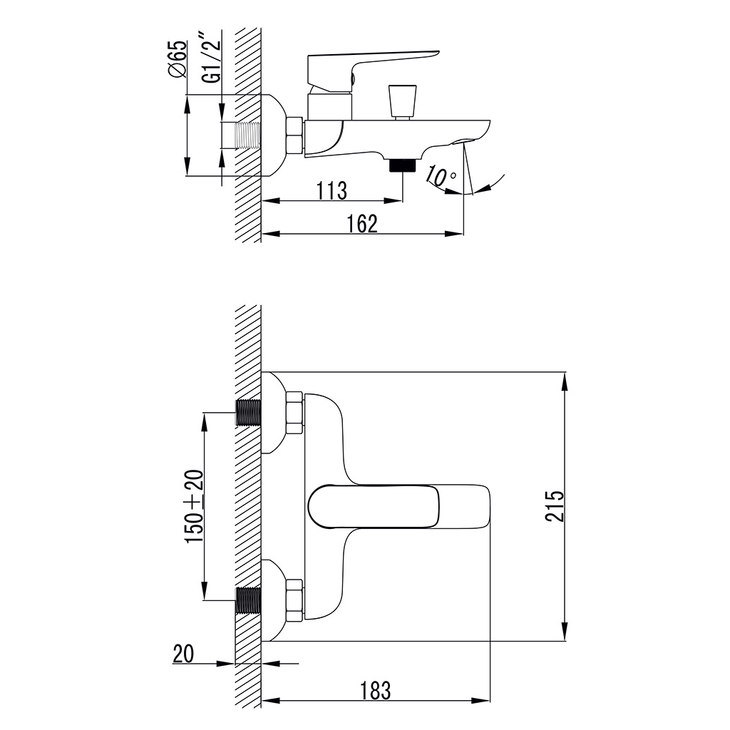Змішувач Corso CH-1C147C (9620200) - изображение 3