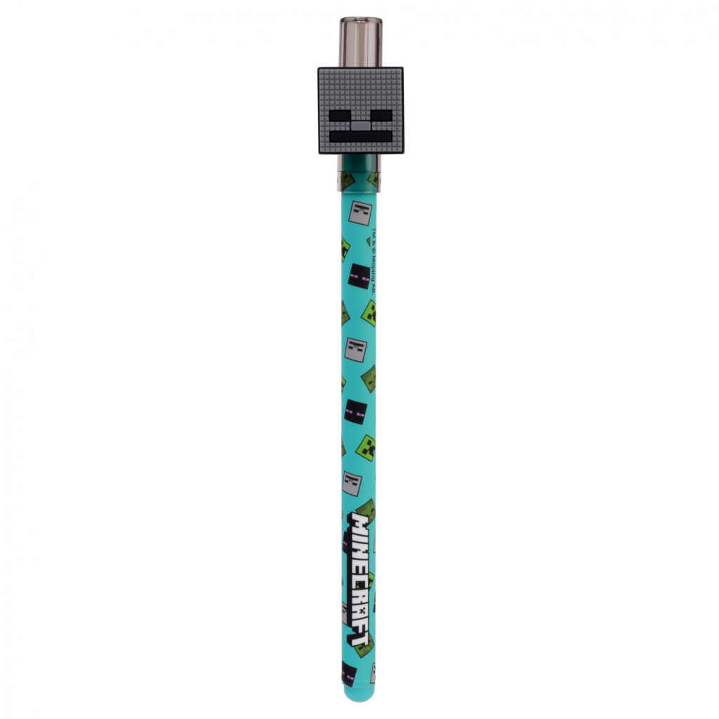 Ручка гелева Yes пиши-стирай Minecraft 0,5 мм, синя (420378) - зображення 1