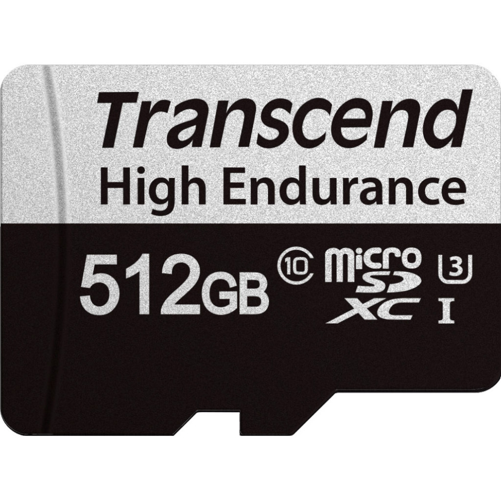 Карта пам'яті Transcend 512GB microSDXC class 10 UHS-I U3 High Endurance (TS512GUSD350V) - зображення 2