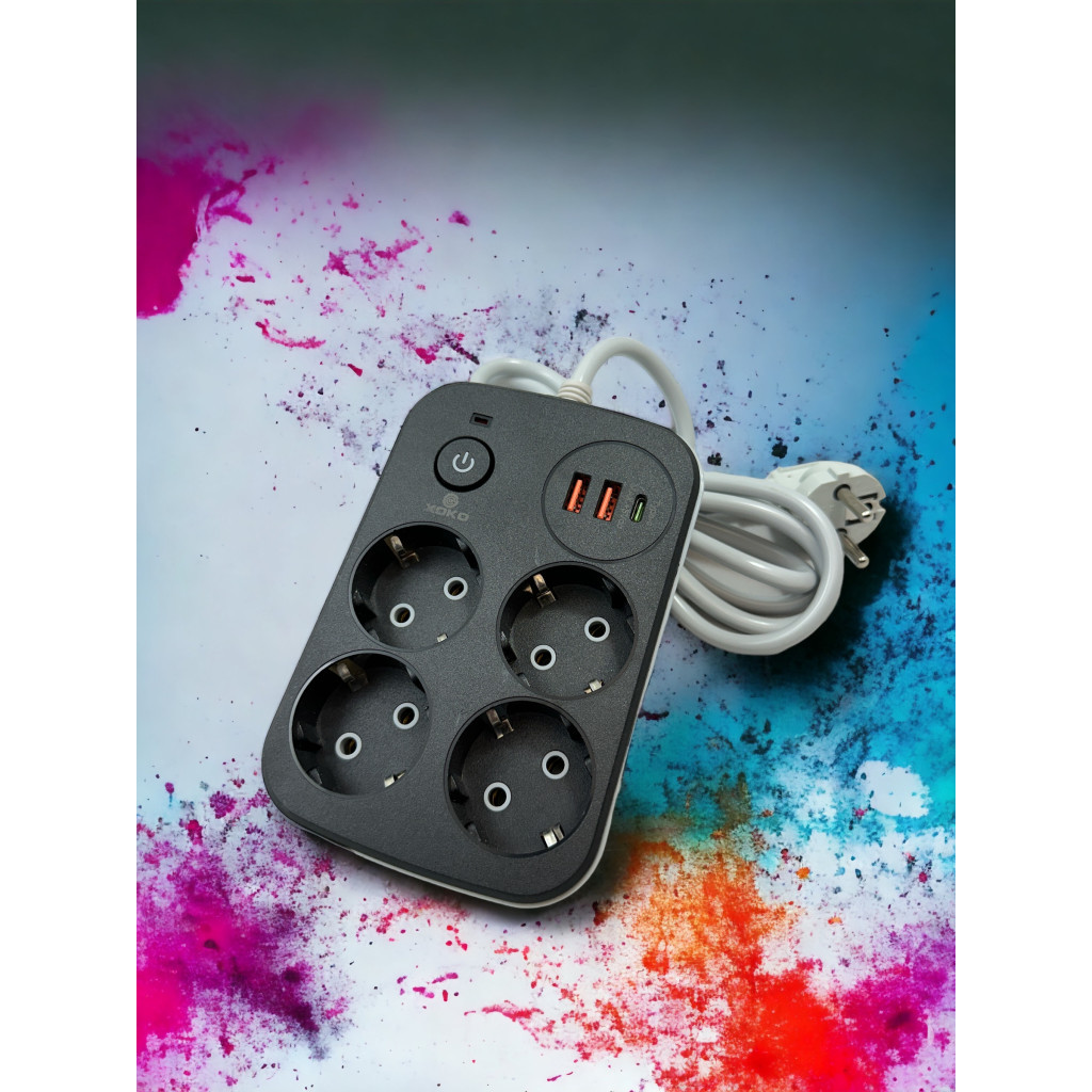 Мережевий фільтр живлення XoKo XK-SP-4-2-1-BK - зображення 4