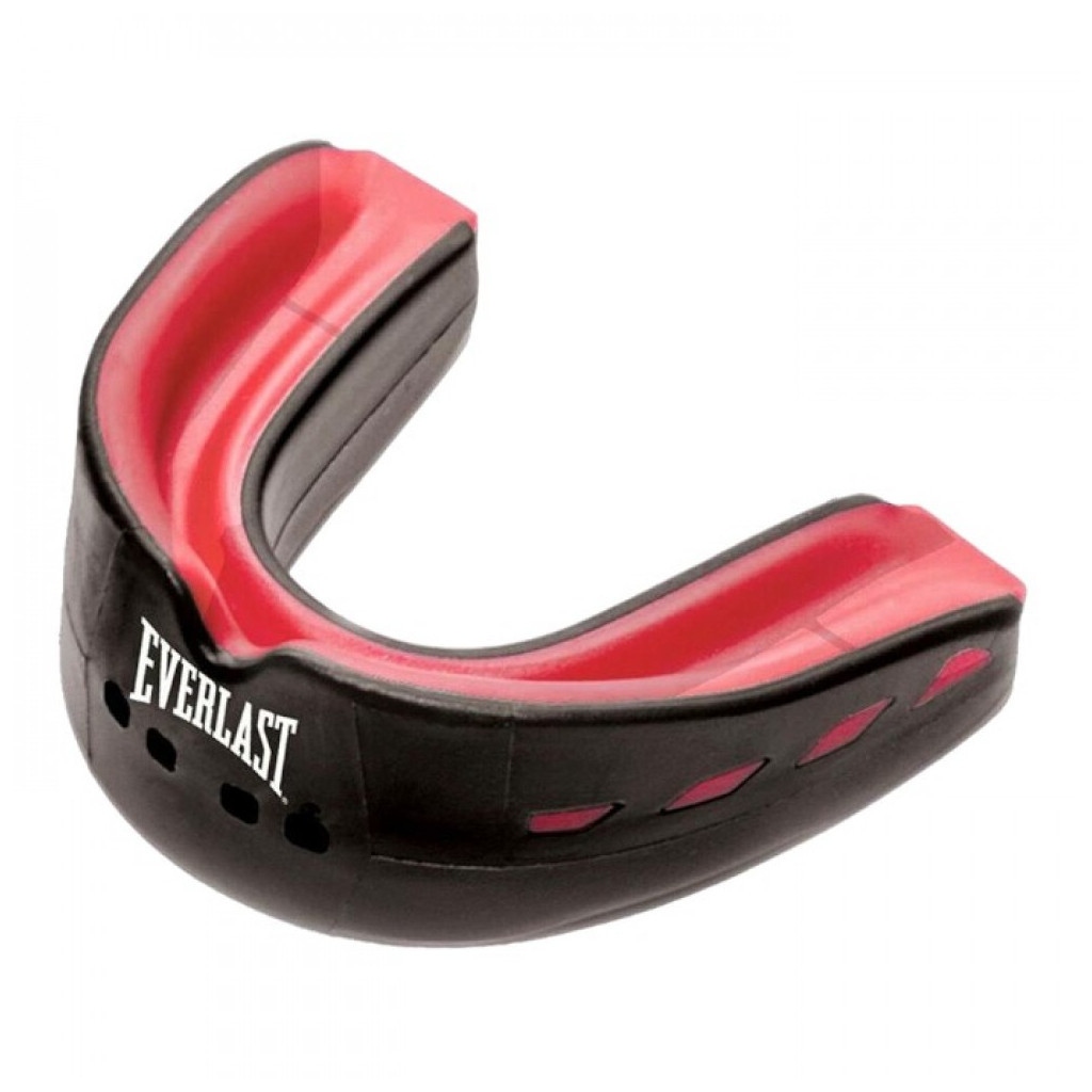 Капа Everlast Evershield Double Mouth Guard 722431-70-84 Чорний/Червоний Уні Т (009283574680) - зображення 1