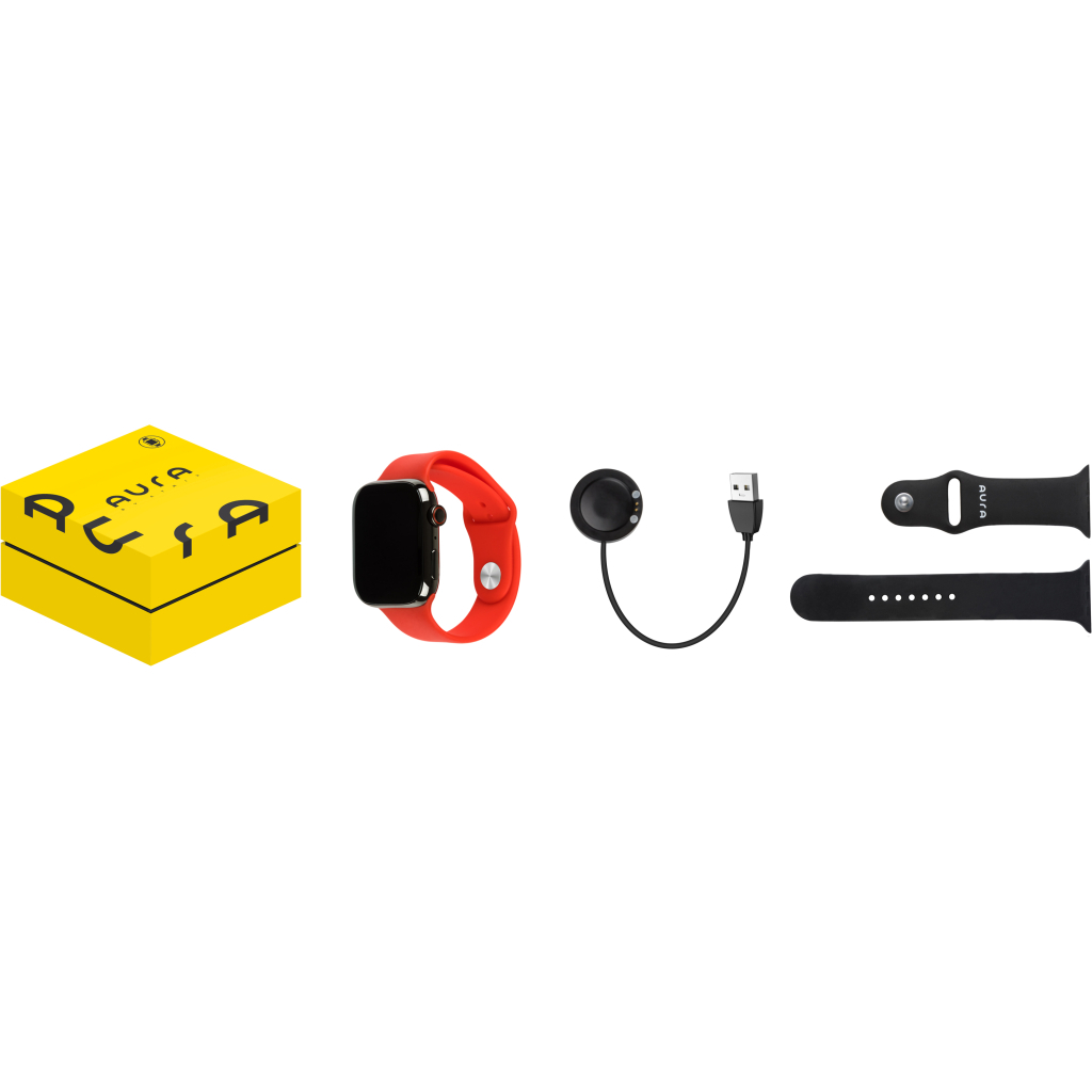 Смарт-годинник AURA X3 Pro 47mm Red (SWAX347R) - зображення 5