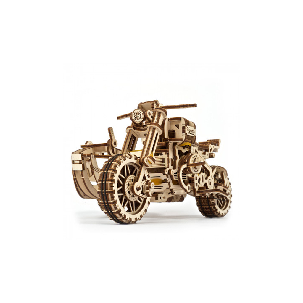 Конструктор Ugears Мотоцикл Scramber з коляскою (6336921) - зображення 2
