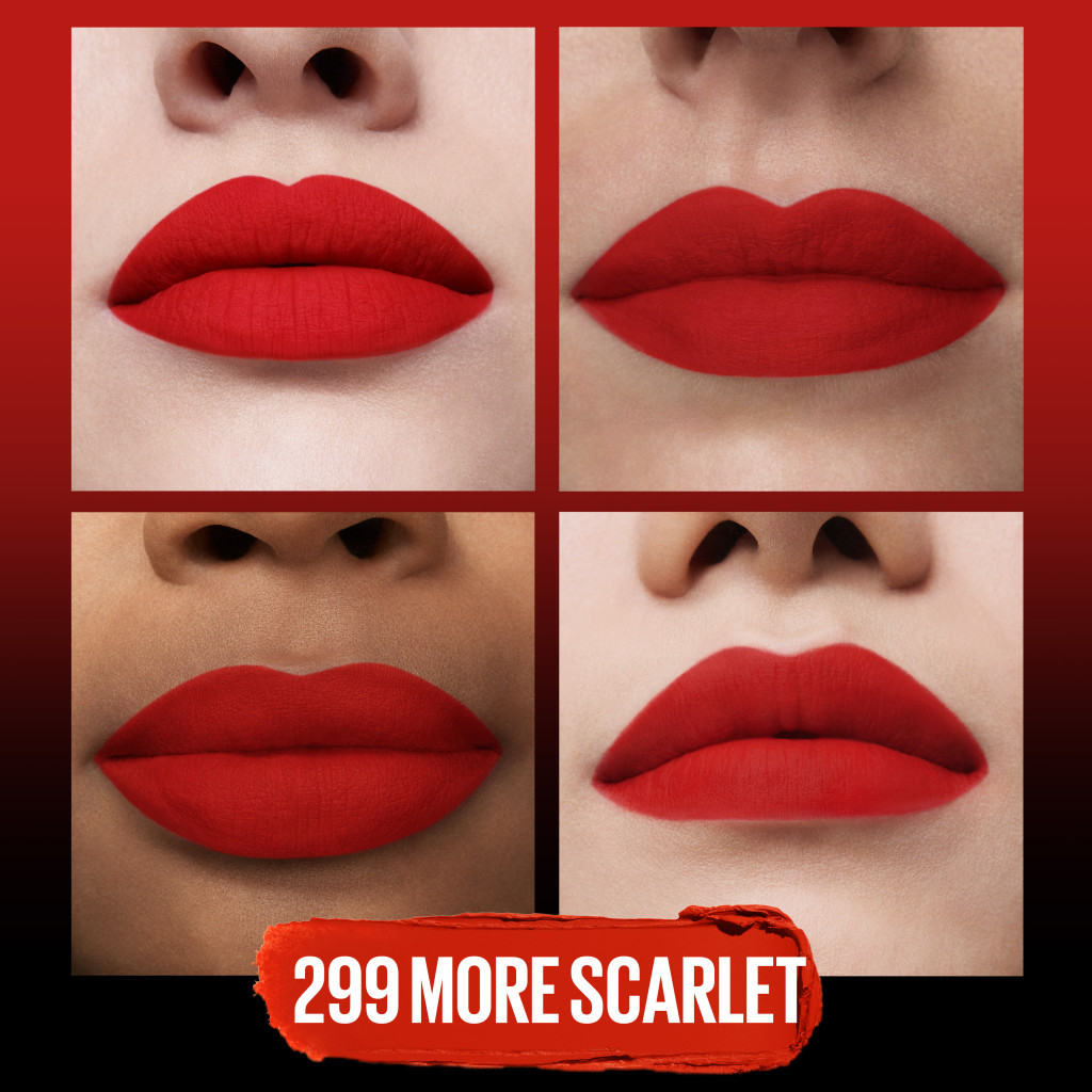 Помада для губ Maybelline New York Color Sensational Ultimatte 299 More Scarlet 2 г (30162051) - зображення 5